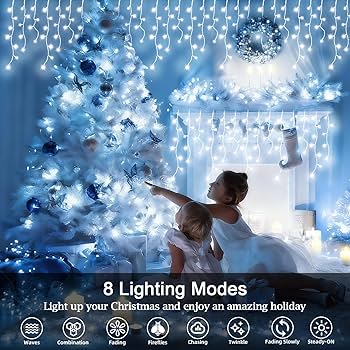 JXLEDAYY Christmas Lights Super Long 1280 LED 131 FT LED String